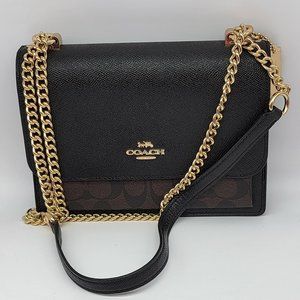 Coach Klare Crossbody in Signature Canvas 91019 Brown Black
